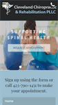 Mobile Screenshot of clevelandchiropracticandrehabilitation.com